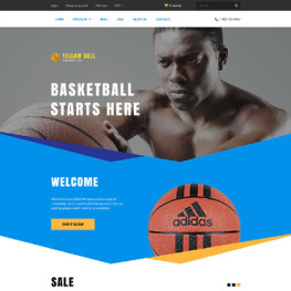 Yellow Ball Shopify Theme # 57683