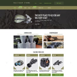 Military Shopify Theme #57764