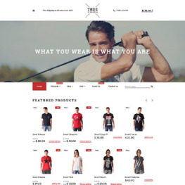 True TShirts Shopify Theme #58115