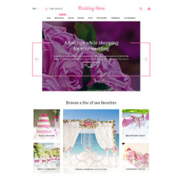 Wedding Store Shopify Theme #58236