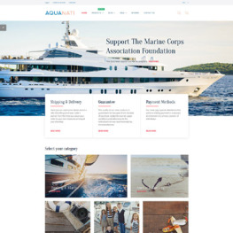 Aqua Nati Shopify Theme # 58306
