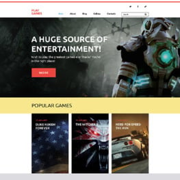 Cyborg – Free Responsive Bootstrap 5 Gaming Website Template