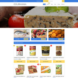 Gourmania Shopify Theme #58945