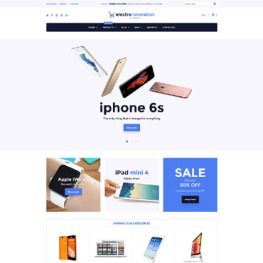 Electro Innovation Shopify Theme #60039