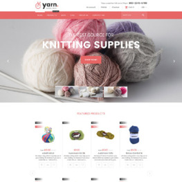 Yarn Knitting Shopify Theme #61367
