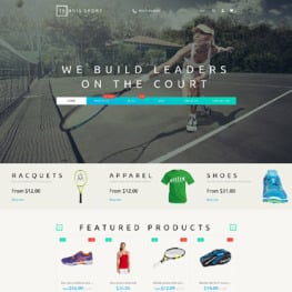 Tennis Sport Sport Clothes Tennis Shopify Theme #62004