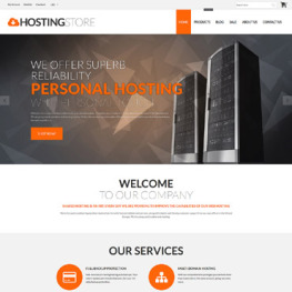 Hosting Store Hosting Software Shopify Theme #62056