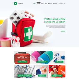 FirstAid Medical Healthcare Shopify Theme #62059