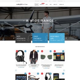 PilotShop Pilot Supplies Shopify Theme #62135