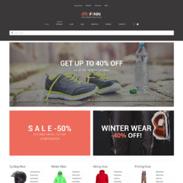 Extreme Sports Store Shopify Theme #62242