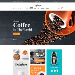 Coffee Shop Shopify Theme #62324