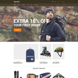 Survival Travel Equipment Shopify Theme #62383