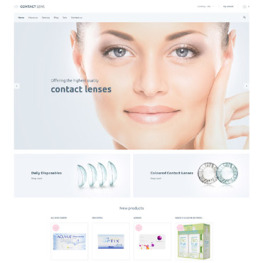 Contact Lens Lens Store Shopify Theme #63349