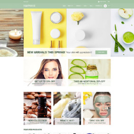 BeautyHouse Cosmetics Store Shopify Theme #63389