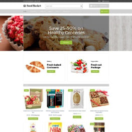 Food Basket Food Store Shopify Theme #63575