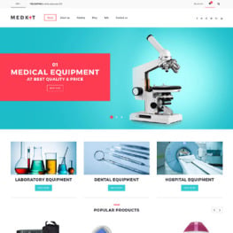 Medical Equipment Shopify Theme #63801
