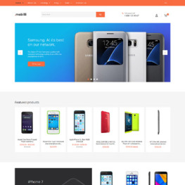 Mobile Store Shopify Theme #63964