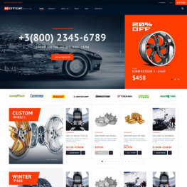 Wheels Tires Shopify Theme #64055