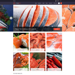 Seafood Restaurant Shopify Theme #64352