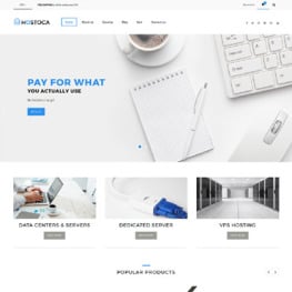 Hosting Shopify Theme #64415