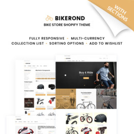 BikeRond Bike Shop Shopify Theme #66867