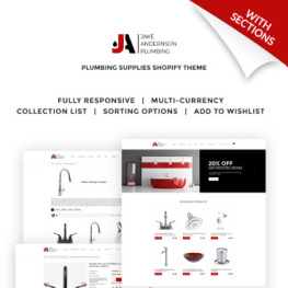 Jake Anderson Plumbing Shopify Theme #66870
