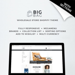 Big Bag Wholesale Store Shopify Theme #66938