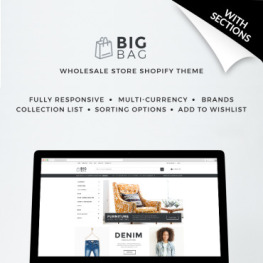 Big Bag Wholesale Store Shopify Theme # 66941