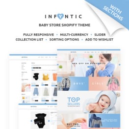 INFYNIC Calm Baby Clothing Online Shop Shopify Theme #67441
