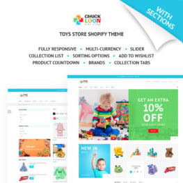 Chuck Loon Responsive Toys Children Shopify Theme #67583