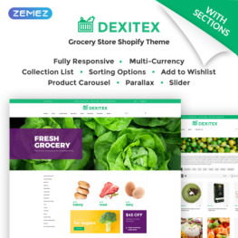 Dexitex Convenient Grocery Online Shopify Theme #67907