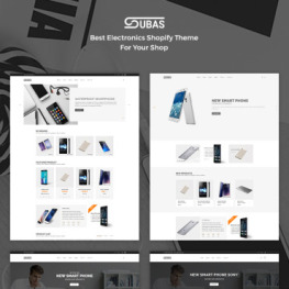 Subas Electronics store Shopify Theme #68098