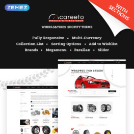 Careeto Fancy Car Parts Online Store Shopify Theme #69062