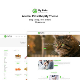 My Pets Animal Pets Shopify Theme #70283