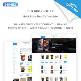 Big Book Store Shopify Theme #70592