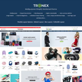 Tronex Multipurpose Shopify Theme # 70677