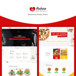 Aahar Restaurants eCommerce Shopify Theme # 71064