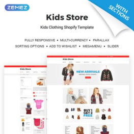 Kids Clothing Store Shopify Theme #71168