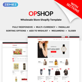 OpShop Wholesale Store Shopify Theme #71203