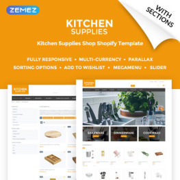Kitchen Supplies Shopify Theme #71323