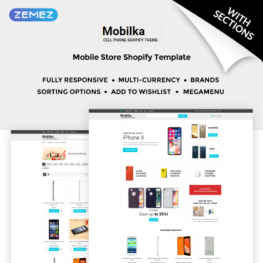 Mobilica Shopify Theme #71674
