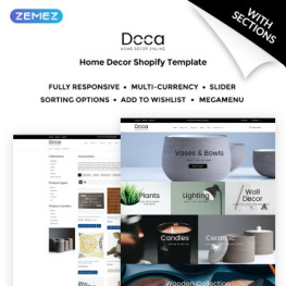 Doca Home Decor Shopify Theme #71738