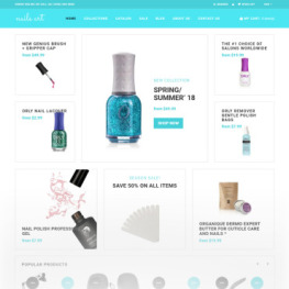 Nails Art Simple Nails Beauty Online Shopify Theme #73424