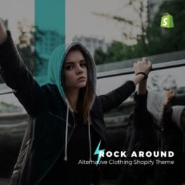 Rock Around Alternative Clothing Store Shopify Theme #73794