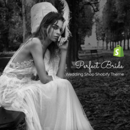 Perfect Bride Sophisticated Wedding Shopify Theme #73814
