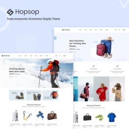 Hopsop Travel Accessories Shopify Theme # 73836