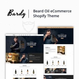 Bardy Beard Oil Shopify Theme # 73919
