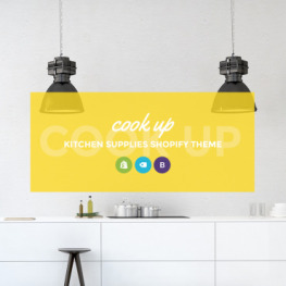 Cook Up Kitchen Supplies Store Shopify Theme #73960