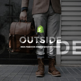 Outside Men Fashion Store Shopify Theme #74081