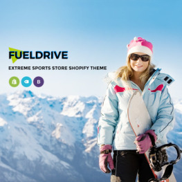 FuelDrive Dynamis Sports Gear Online Shopify Theme #74106